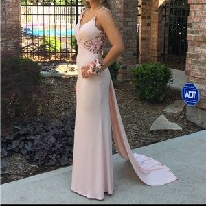 Terani prom dress only wore once, no marks. Size 0. $363 originally